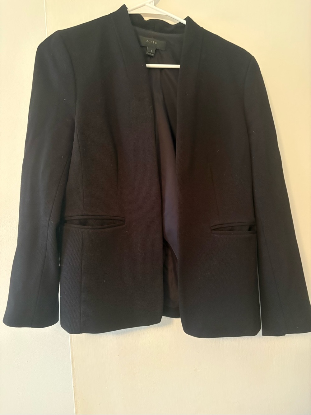 J. Crew Black Open-Front Women's Blazer